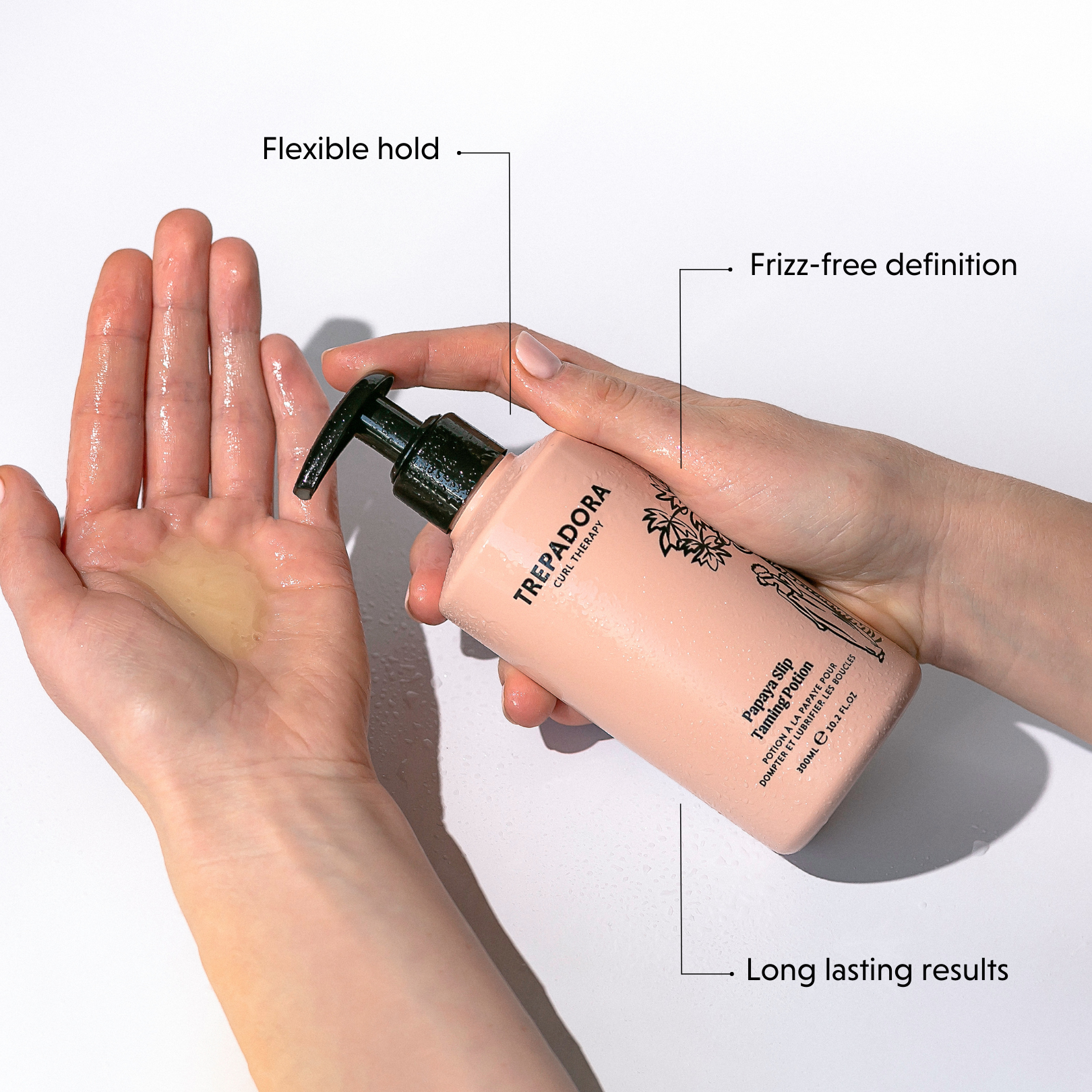 Papaya Slip Taming Potion 300ml, taming hair potion, curl taming